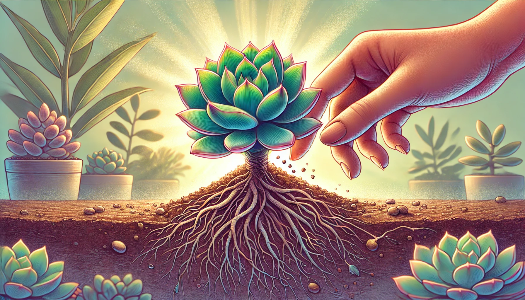 多肉植物の根が張らない原因と正しい対策方法 - GardenLabWorld